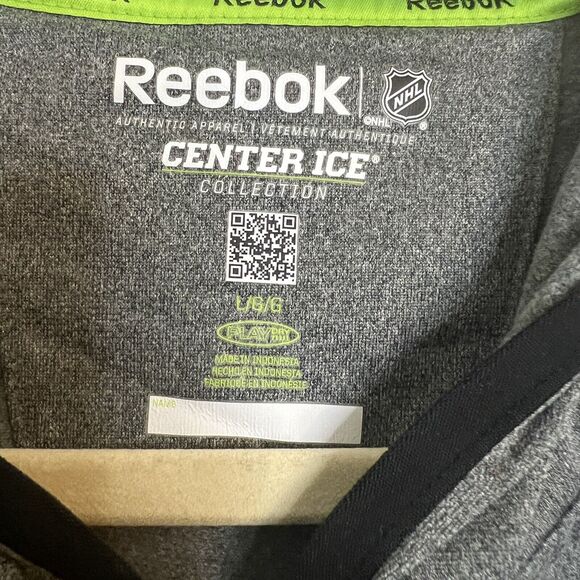 Reebok Jacket Mens Large NHL Anaheim Ducks Hooded Full Zip Center Ice Hockey - Picture 5 of 7